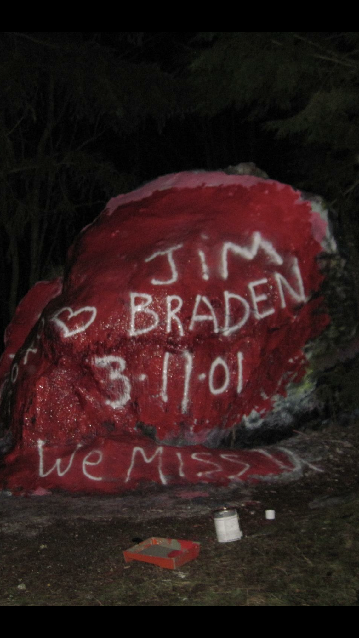 A tribute to Jim and Braden, brothers who disappeared in 2001 after leaving Larrabee State Park in their kayaks.