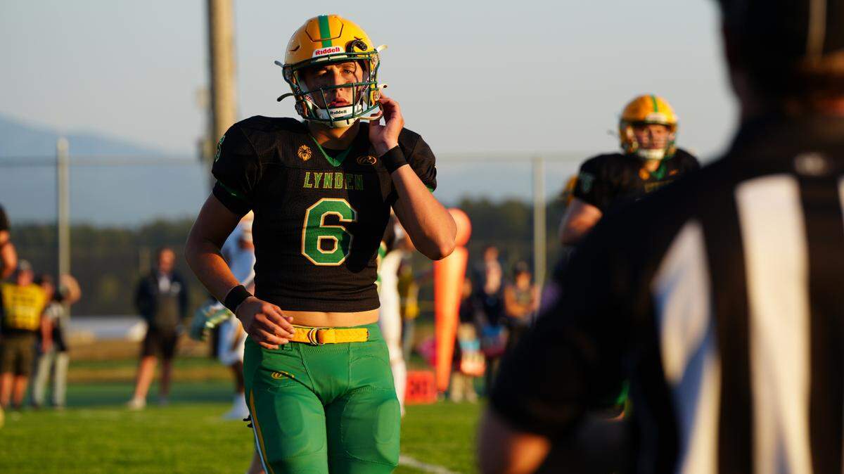 Senior quarterback Brant Heppner, pictured here last fall, returns this season for Lynden, coming in at 6-6, 220 pounds and looking for a big season.