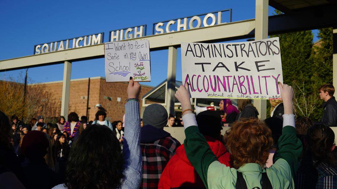 Victim advocates working with Squalicum High students after walk out over assaults