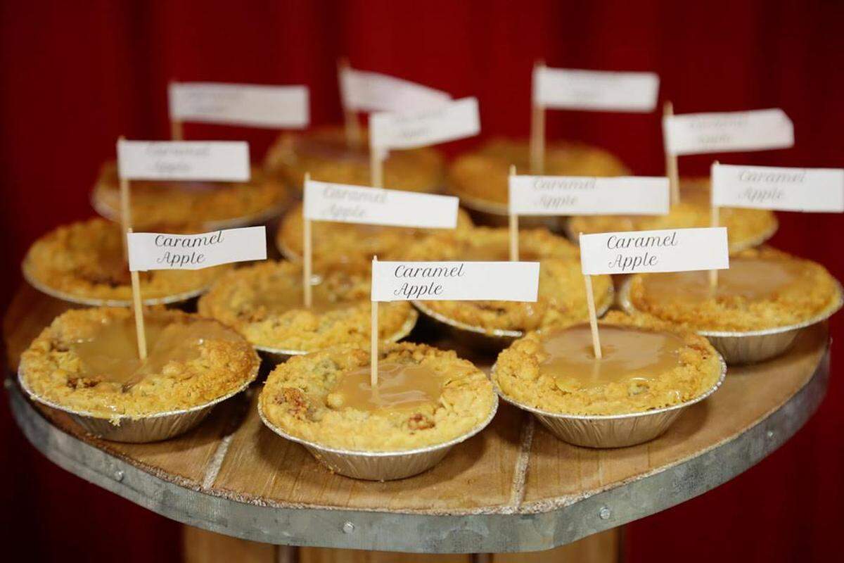 Minature caramel apple pies from Barb’s Pies and Pastries in Ferndale, Wash.