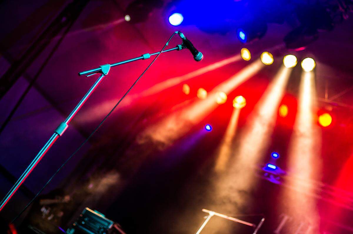 Microphone in a concert