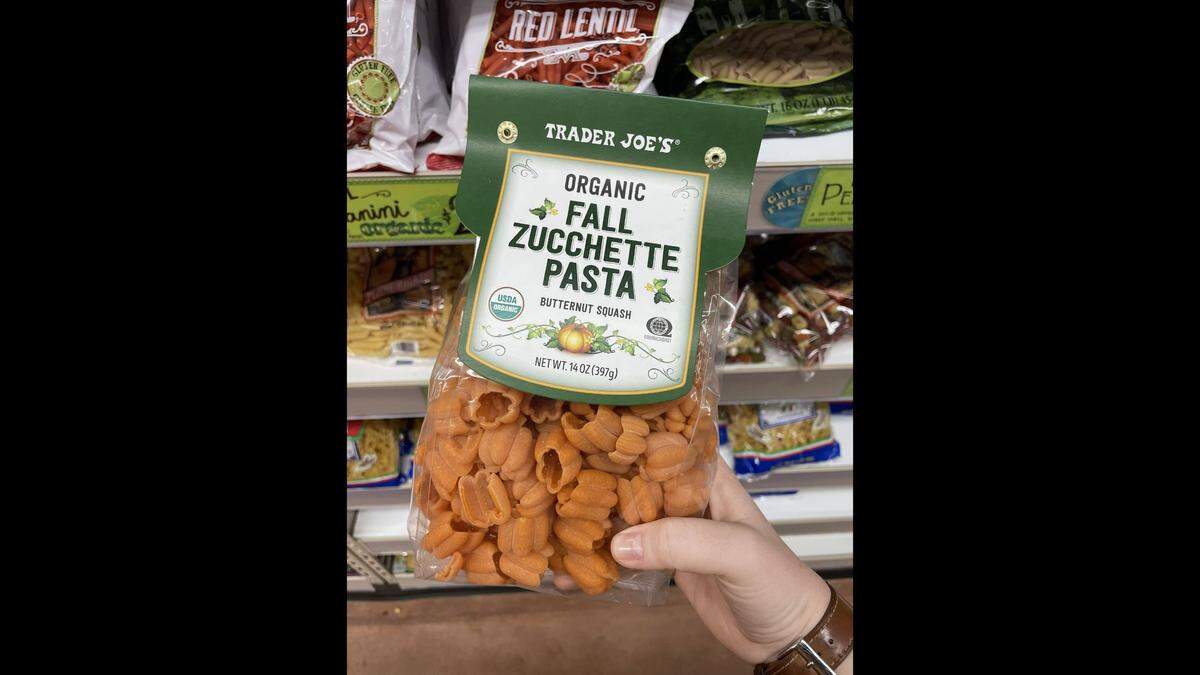 Organic Fall Zucchette Pasta at Trader Joe’s on Wednesday, Sept. 28, at 2410 James St., Bellingham.