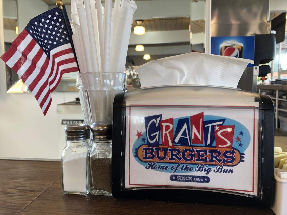 The “Grant’s Famous, Notorious, Ginormous, ‘Big Bun’ Burger” is known for its massive size that some try to conquer, but usually end up sharing. The half-pound burger comes fully loaded with toppings for $10.49.