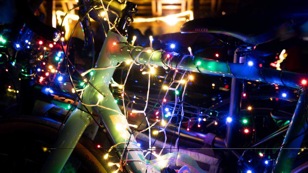 The lighted bike parade has been a tradition in Bellingham for several years.