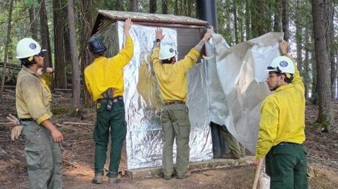Whatcom County fire crews make progress on containment, structure protection