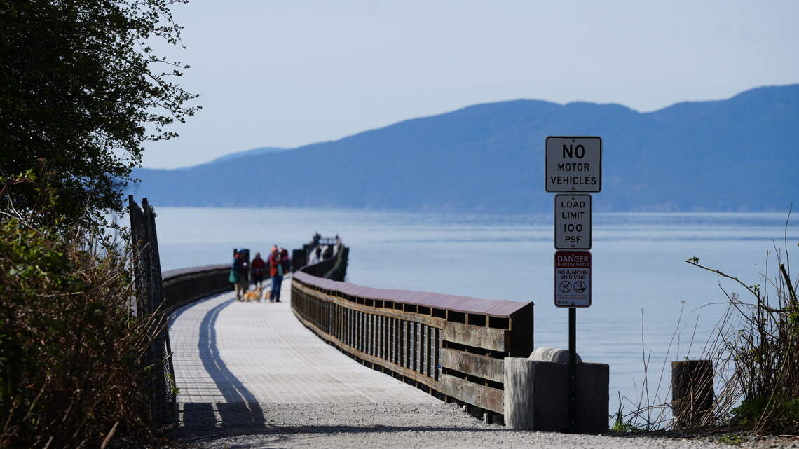 The pier at Bellingham’s Little Squalicum Park opens for public use after renovations