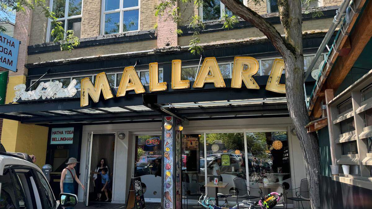 Mallard Ice Cream shop at 1323 Railroad Ave. in Bellingham.