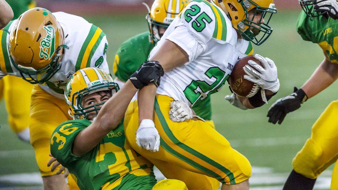 Lynden senior linebacker Bodie Human ‘always knows where the ball is going’