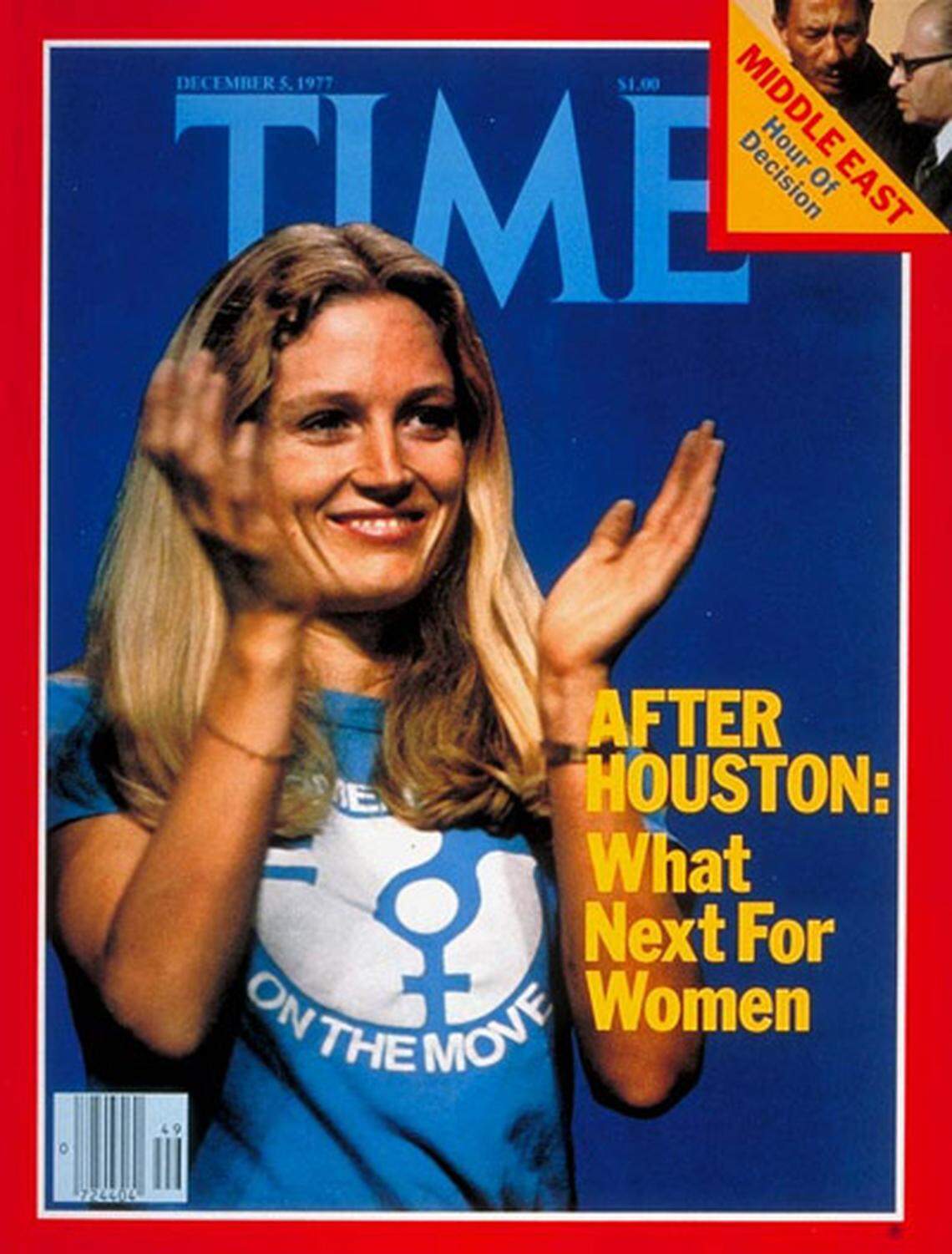 1984 Olympic marathon trials participant Peggy Kokernot Kaplan was featured on the cover of the December 5, 1977 issue of Time Magazine, after discussing the need to have a women’s marathon at the Olympics.