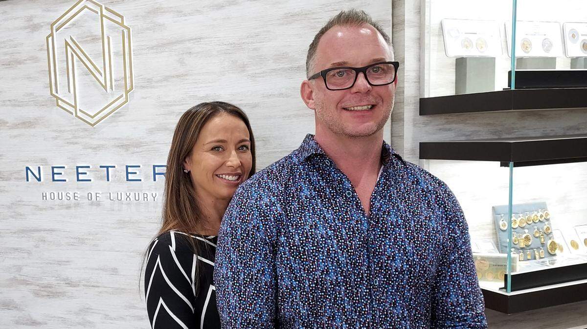 John and Rose Neeter at Neeter House of Luxury, which opened Tuesday, Nov. 1, at 21 Bellwether Way, Suite 107, in Bellingham, offering high-end jewelry with personalized service.