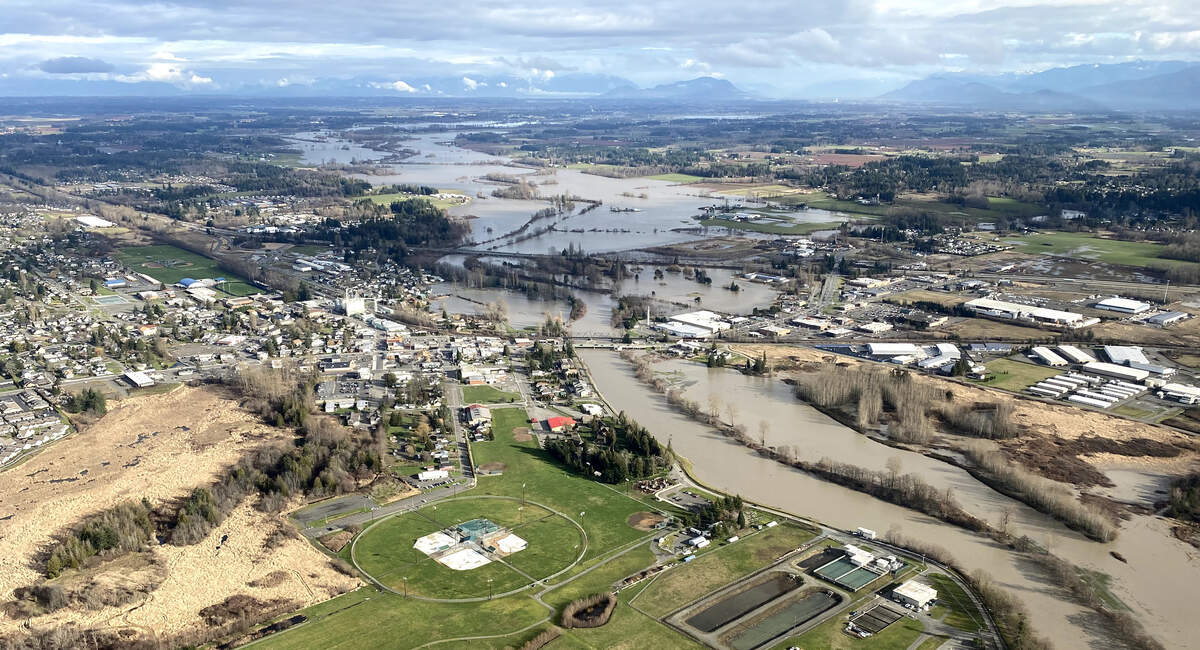 Aerial photos of Ferndale, Everson and Sumas from Sunday, Feb. 2, 2020, show the flooding in Whatcom County, Washington.