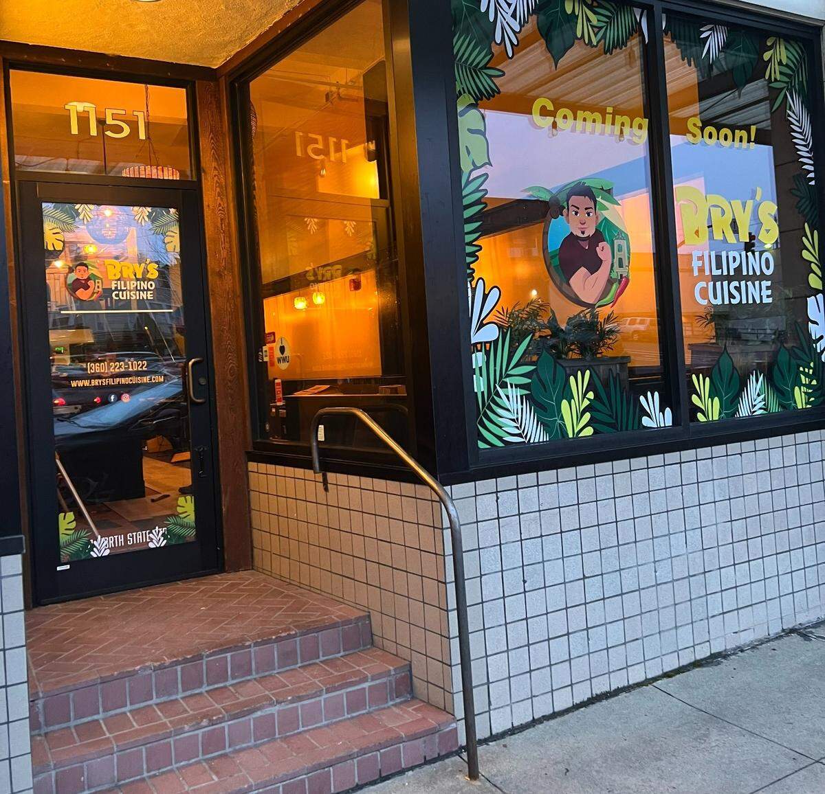 Bry’s Filipino Cuisine restaurant under construction at 1151 N State St. in Bellingham, Wash. with plans to open in 2024.