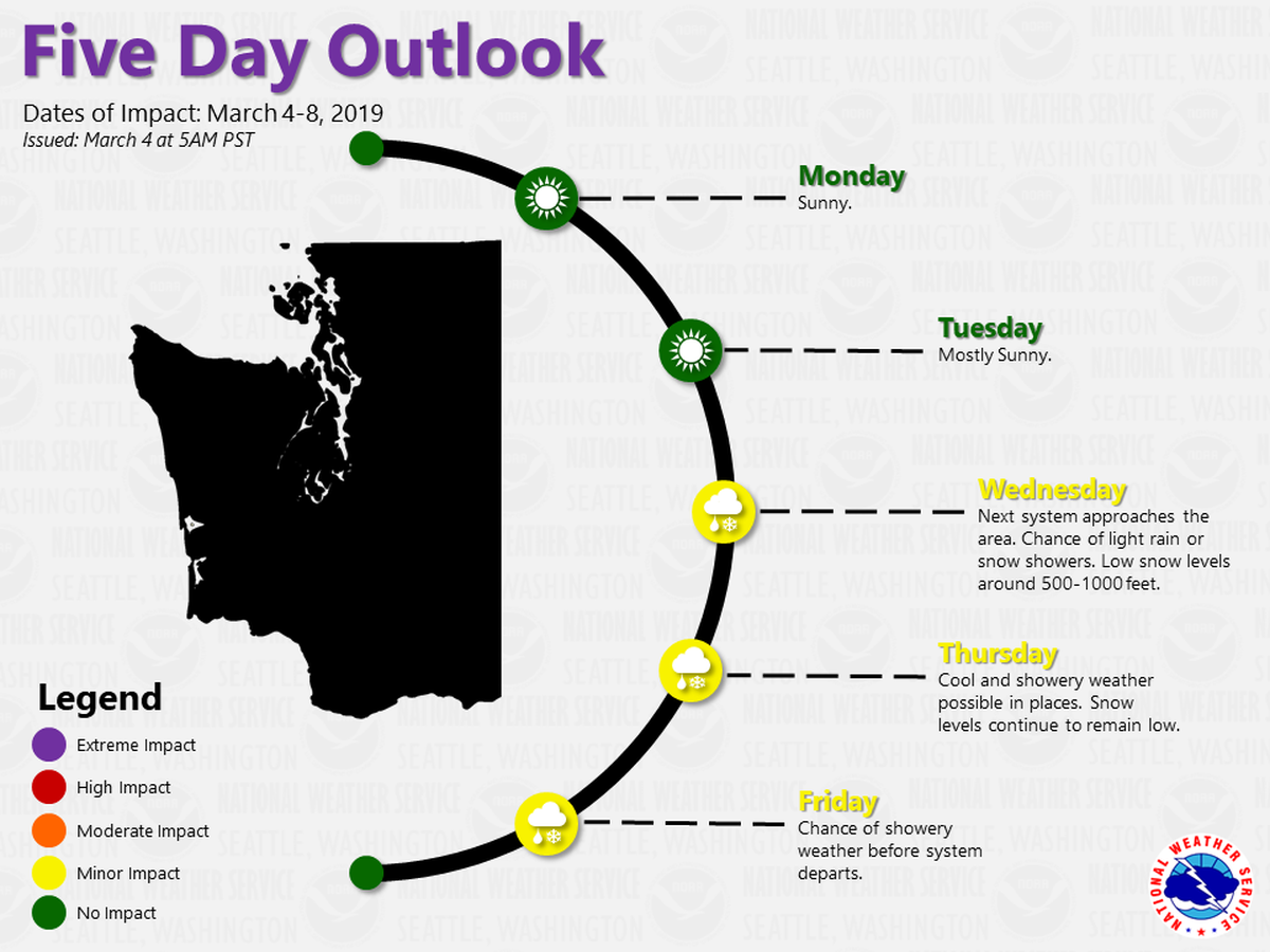 Snow is in the forecast again this week for Whatcom County.