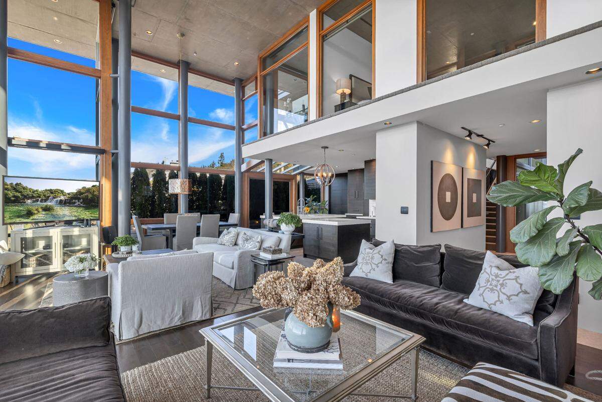 A look at the interior of a condominium unit at 506 S. State St. overlooking Boulevard Park. The 3,525-square-foot unit is listed for $2.68 million, which would set a record in the Bellingham real estate market.