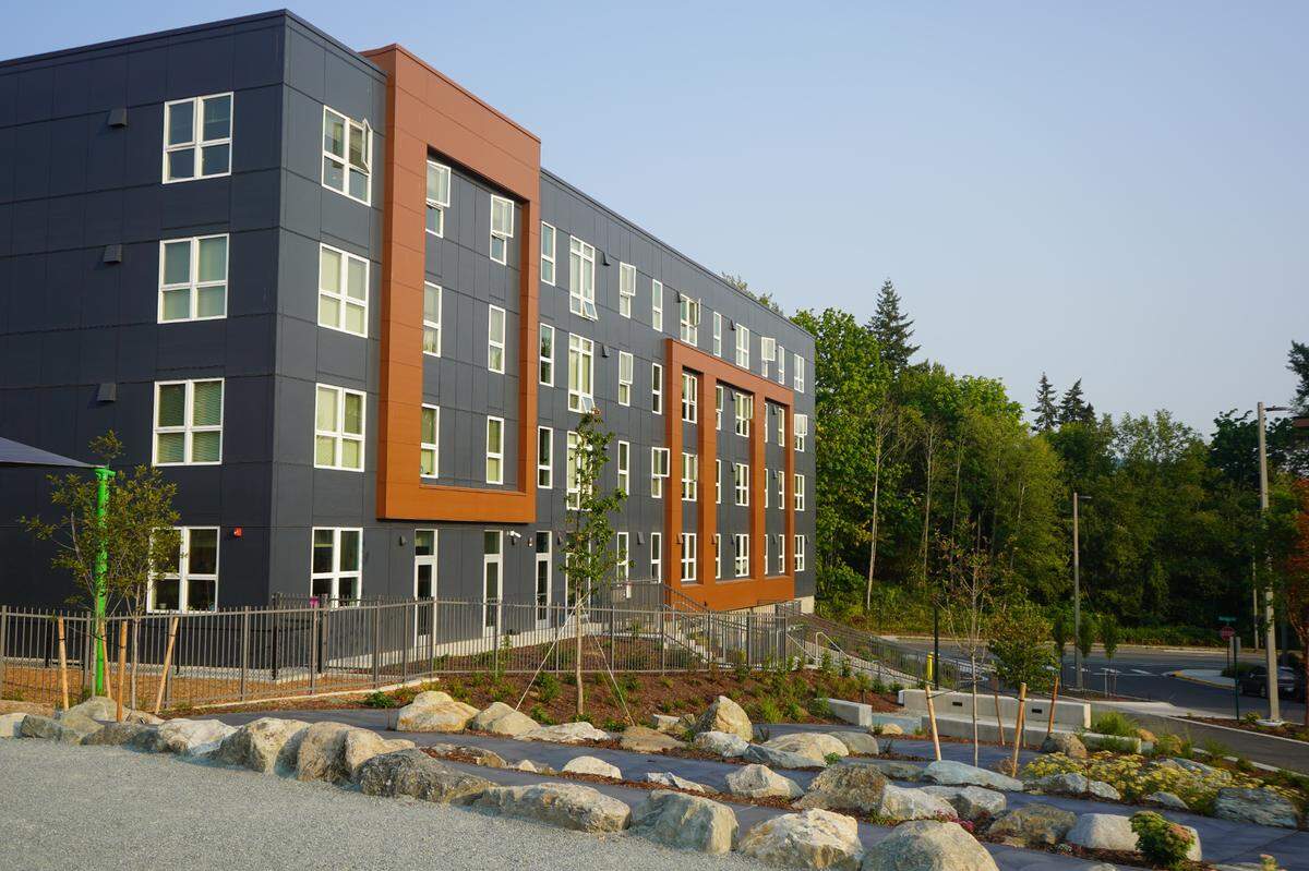 The Trailview family apartments hosted a Back to School event on Thursday, Aug. 24, in Bellingham, Wash.