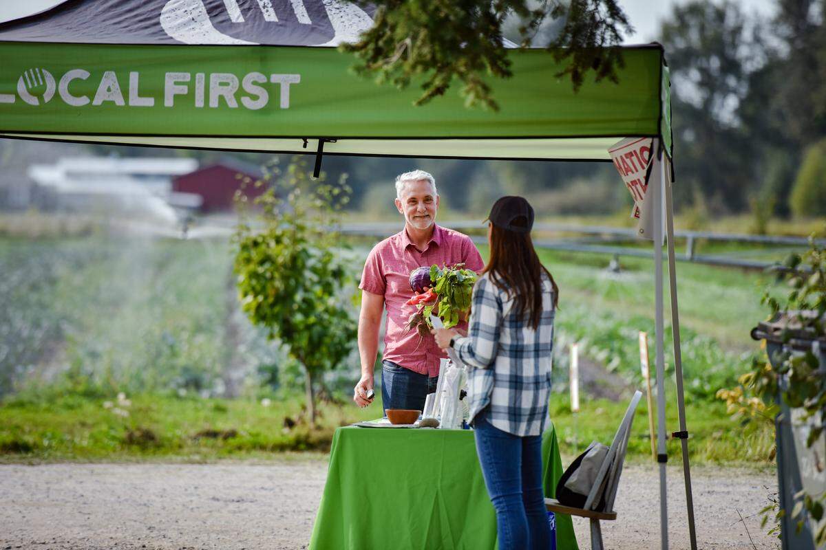 Sustainable Connections co-founder and executive director Derek Long is seen at a farm in an undated photo. Long announced on October 7, 2025, that he would step down from his leadership position at the organization.