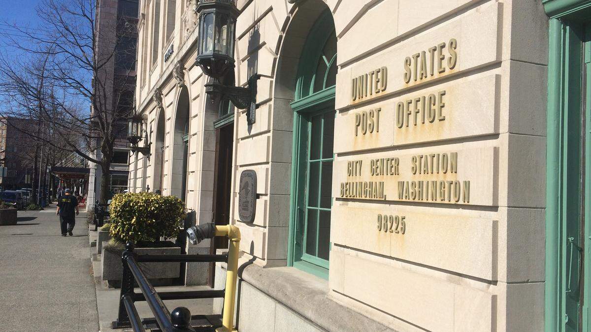 The Federal Building in downtown Bellingham, home of a U.S. Postal Service office.