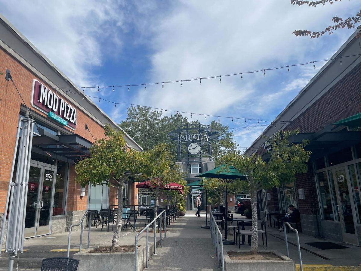 MOD Pizza and Starbucks in Barkley Village.