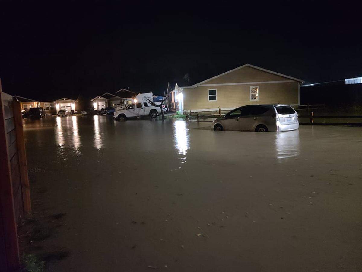 A Pineapple Express brought torrential rains and flooding to Everson and other parts of Whatcom County on Monday, Nov. 151.