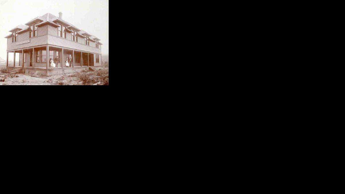 This photo, circa 1895, shows the original St. Luke's Hospital building at the foot of Sehome Hill. St. Luke's first opened in 1892 in the unused Grand Central Hotel at Holly and Forest streets but needed a smaller, more affordable space. Bellingham Bay Improvement Co. donated three lots at Chestnut and Jersey streets. Construction began in late 1894, and St. Luke's opened in its new home in January 1895.