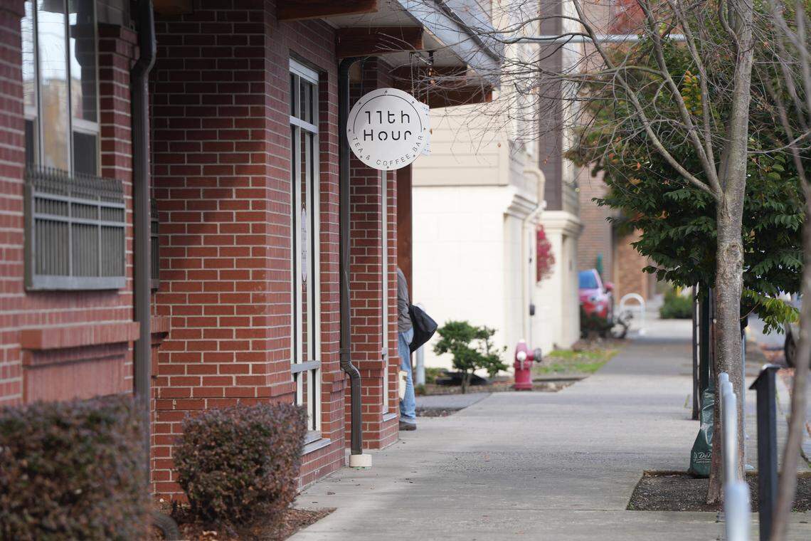 11th Hour Tea & Coffee Bar operates on N State Street on October 30, 2025, in Bellingham, Wash.