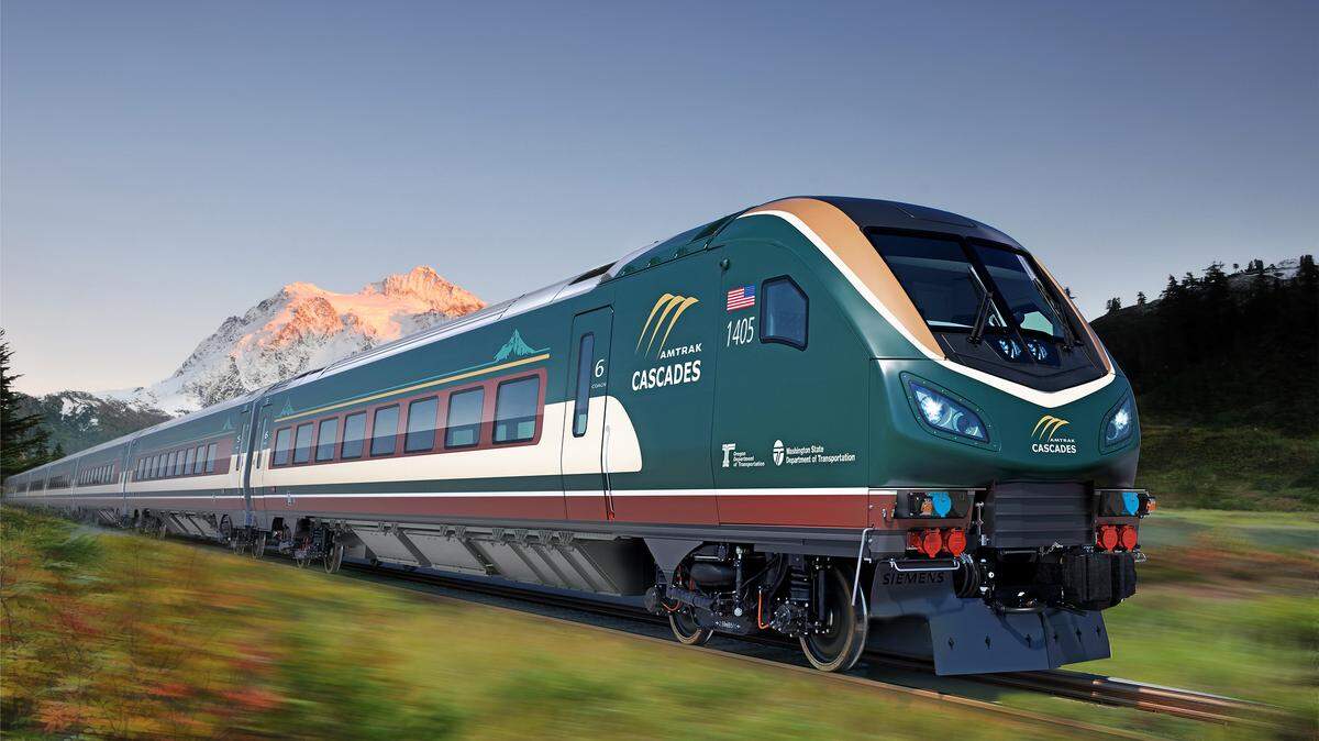 Two new Siemens Charger locomotives will enter the Amtrak Cascades fleet in 2026. They will join the eight Charger locomotives delivered in 2017 that are already part of the service between Seattle, Vancouver, BC, Portland and other stations along the I-5 corridor, including Bellingham.