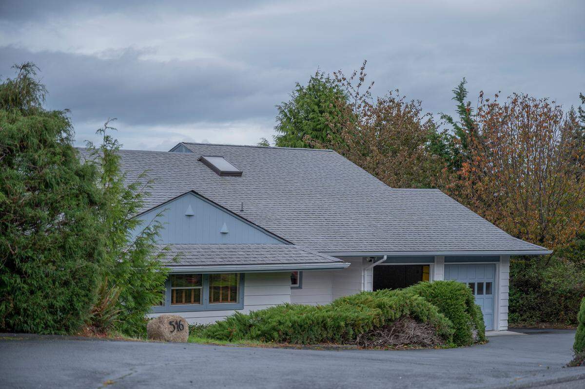 The front entrance to a recently-purchased house in Bellingham’s South Hill neighborhood that Zillow lists as selling for $1,252,500 recently.