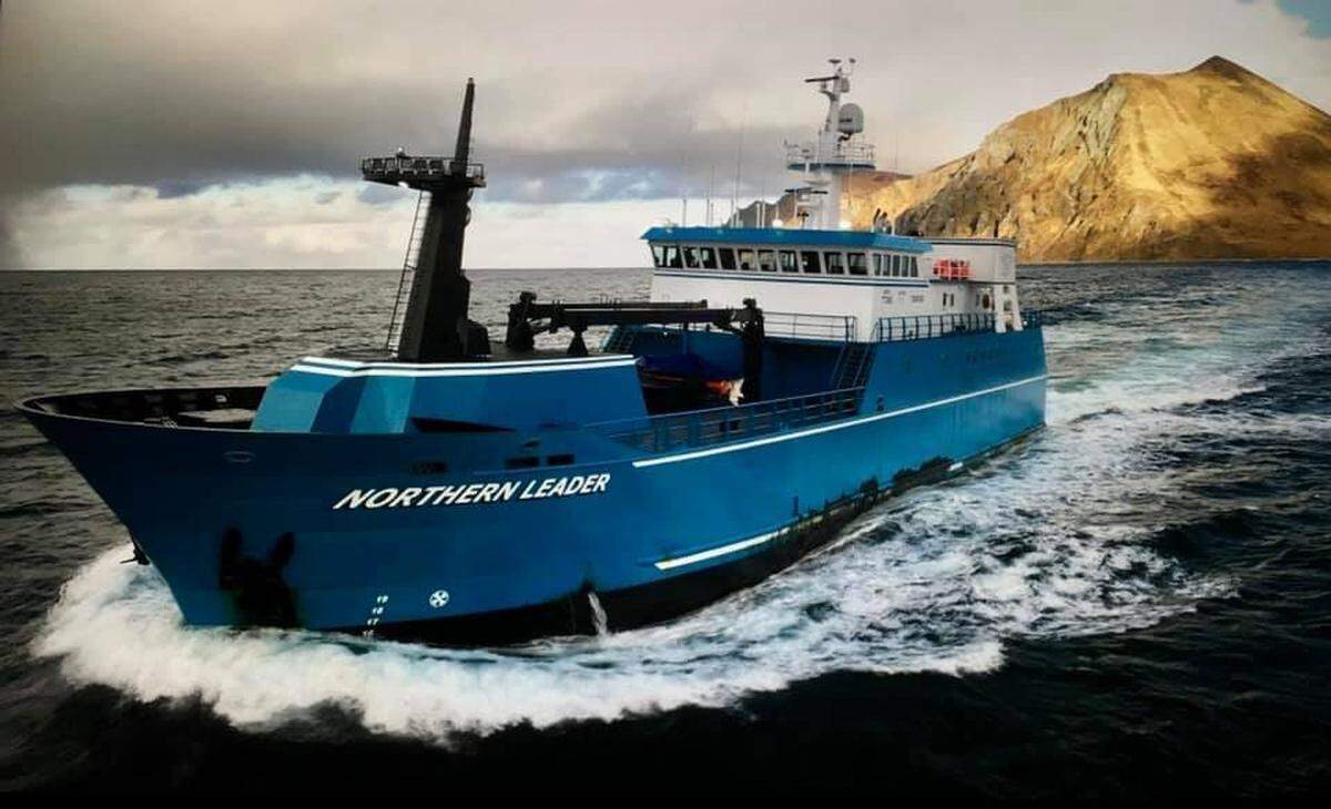 One of the owners of Captain’s Cod Company, Shaun Andrew, is also the captain of Northern Leader, a 184-foot longliner that was featured on the television show “Mighty Ships.”