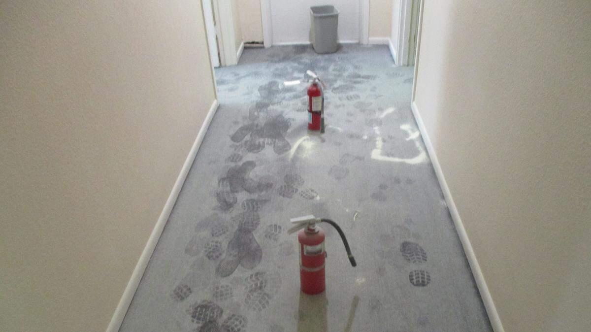 Vandals reportedly caused between $12,000 and $15,000 worth of damage Tuesday afternoon to the Lions Camp Horizon for special needs adults in Birch Bay by spraying a fire extinguisher inside three dormitories.