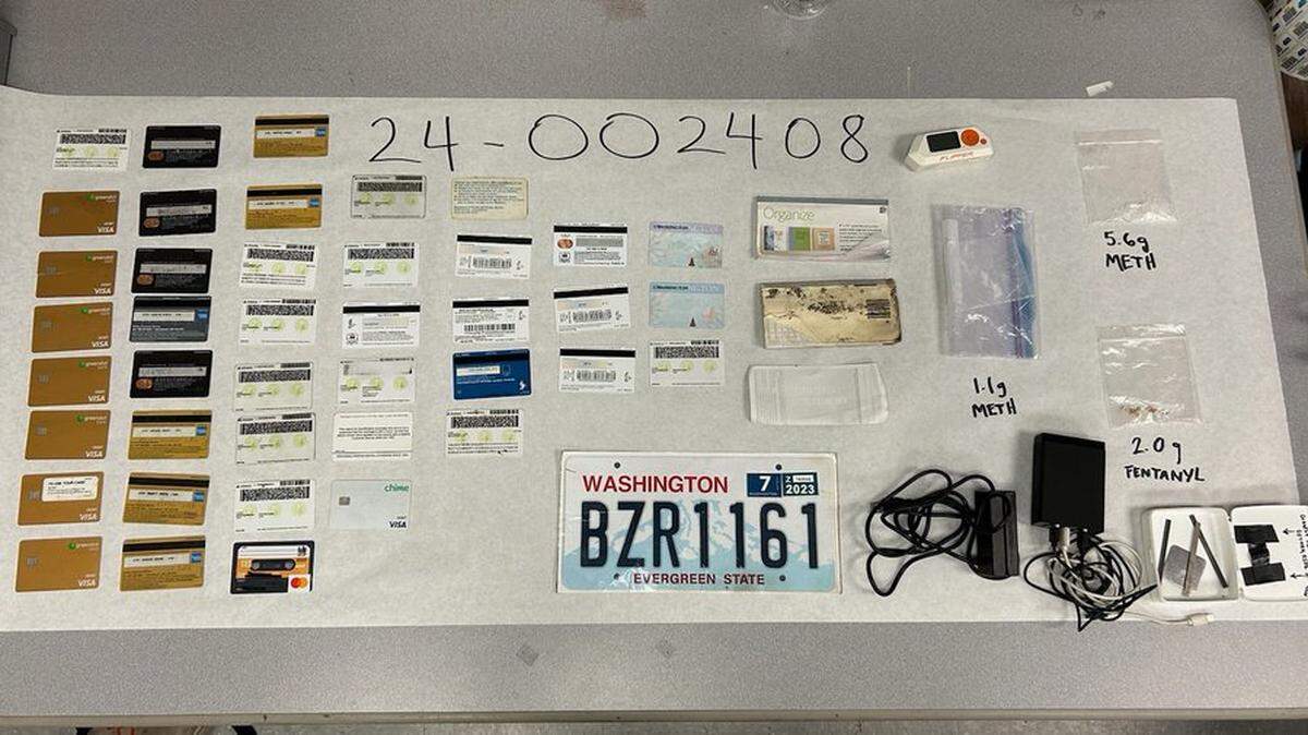 Fraudulant checks and stolen ID’s belonging to over 20 people were found on a suspect during a routine traffic stop in Whatcom County