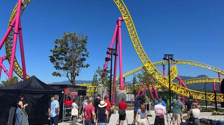 Take a ride on the fastest electric launch roller coaster in Canada, about an hour from Bellingham
