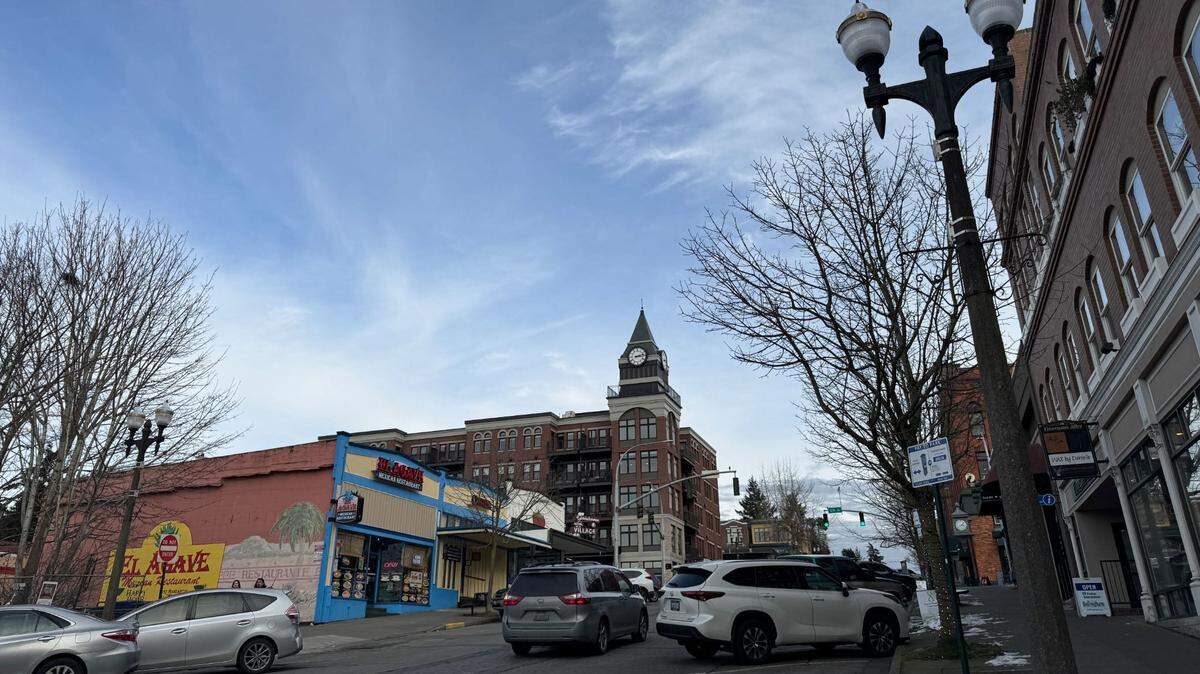 Downtown Fairhaven, Bellingham, Wash. on Feb. 13, 2025.