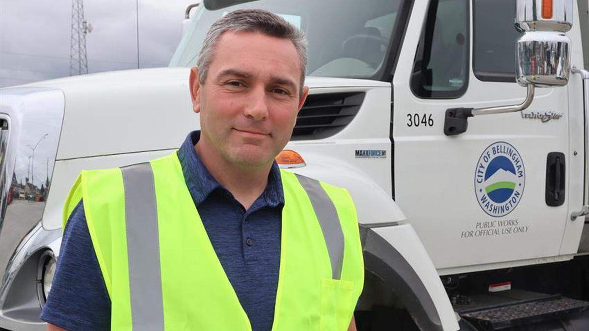 Eric Johnston is shown in a 2019 photo, shortly after he was named Bellingham’s director of public works.