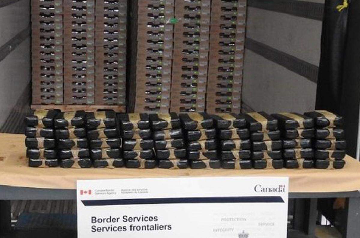 Canadian border officers seized more than $6 million worth of cocaine and heroin hidden in a truck that attempted to cross from Whatcom County June 3.