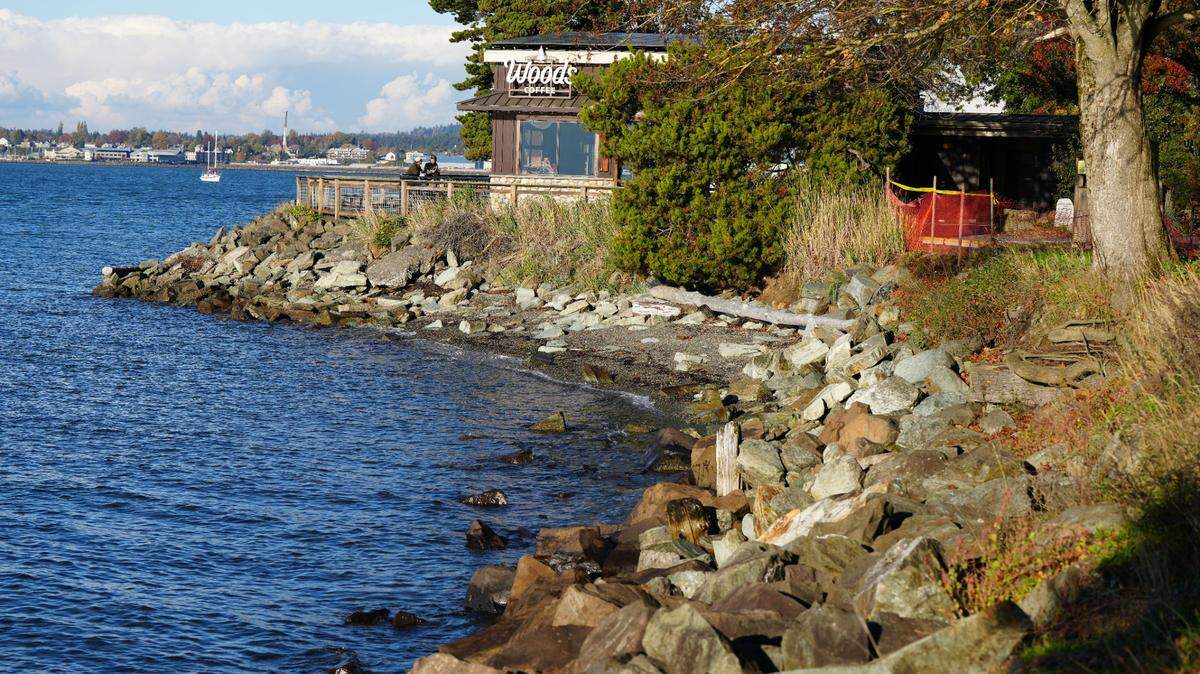 The Boulevard Park coastline.