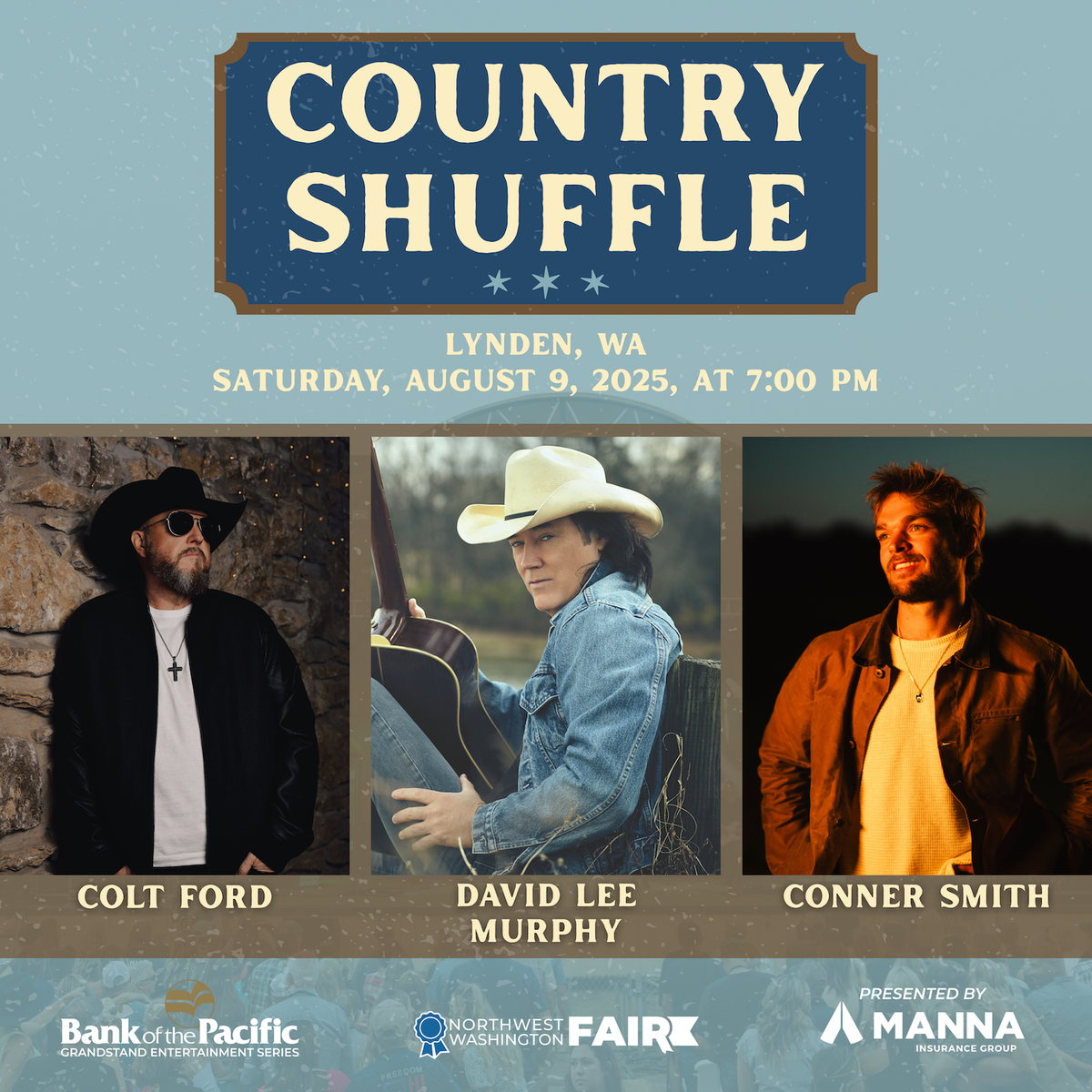 Country Shuffle concert promo photo.