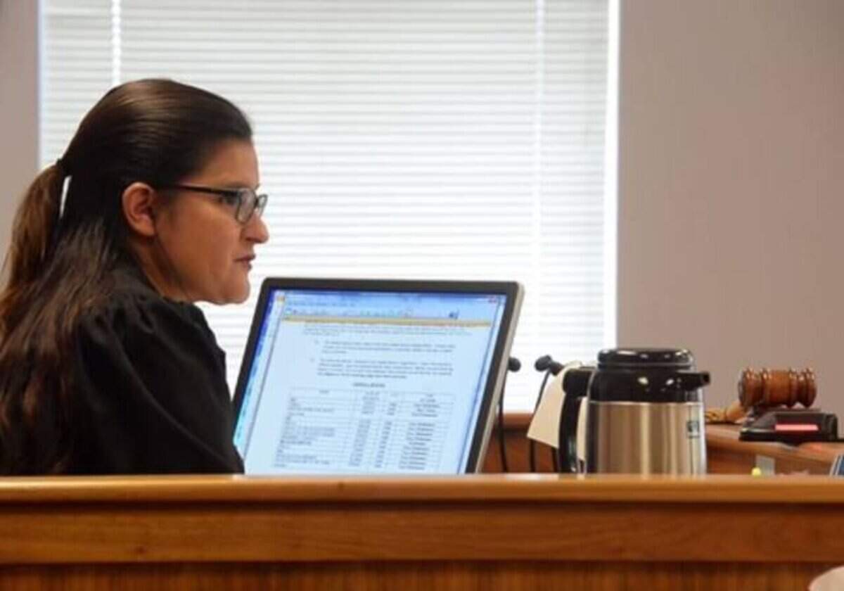 Whatcom County Superior Court Judge Raquel Montoya-Lewis issues a sentence on March 29, 2017, in Bellingham, Wash.