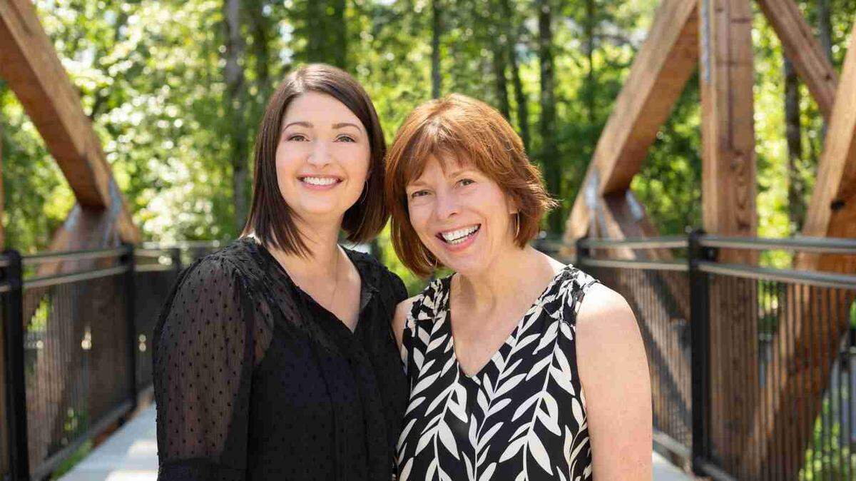 Acclaimed author Kirby Larson (right) and her daughter Quinn Wyatt (left) come to Bellingham this weekend to debut their new book, “Gut Reaction.” The photo was taken by Amanda Waltman.