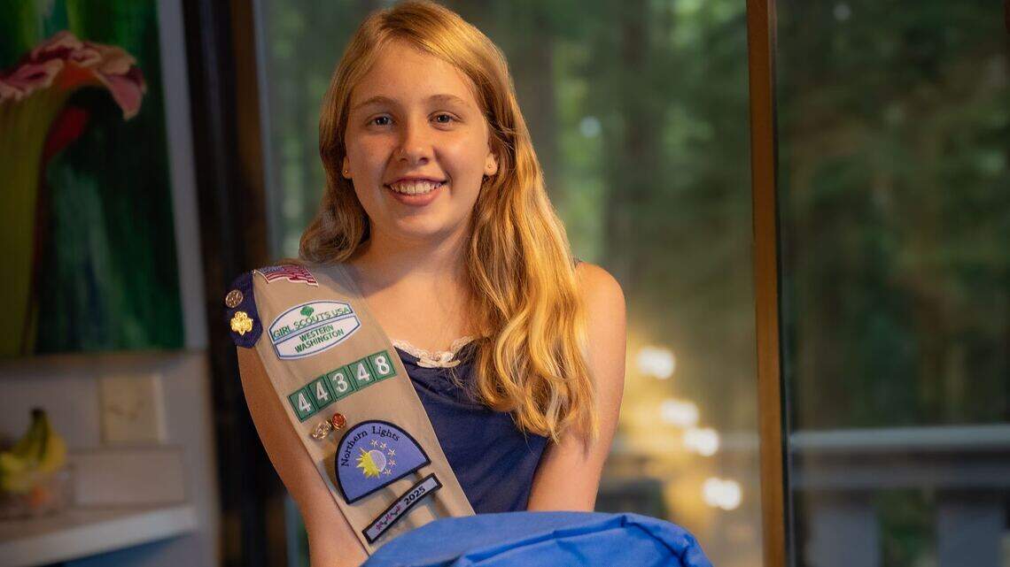 Bellingham Girl Scout is earning her silver award by helping those released by ICE