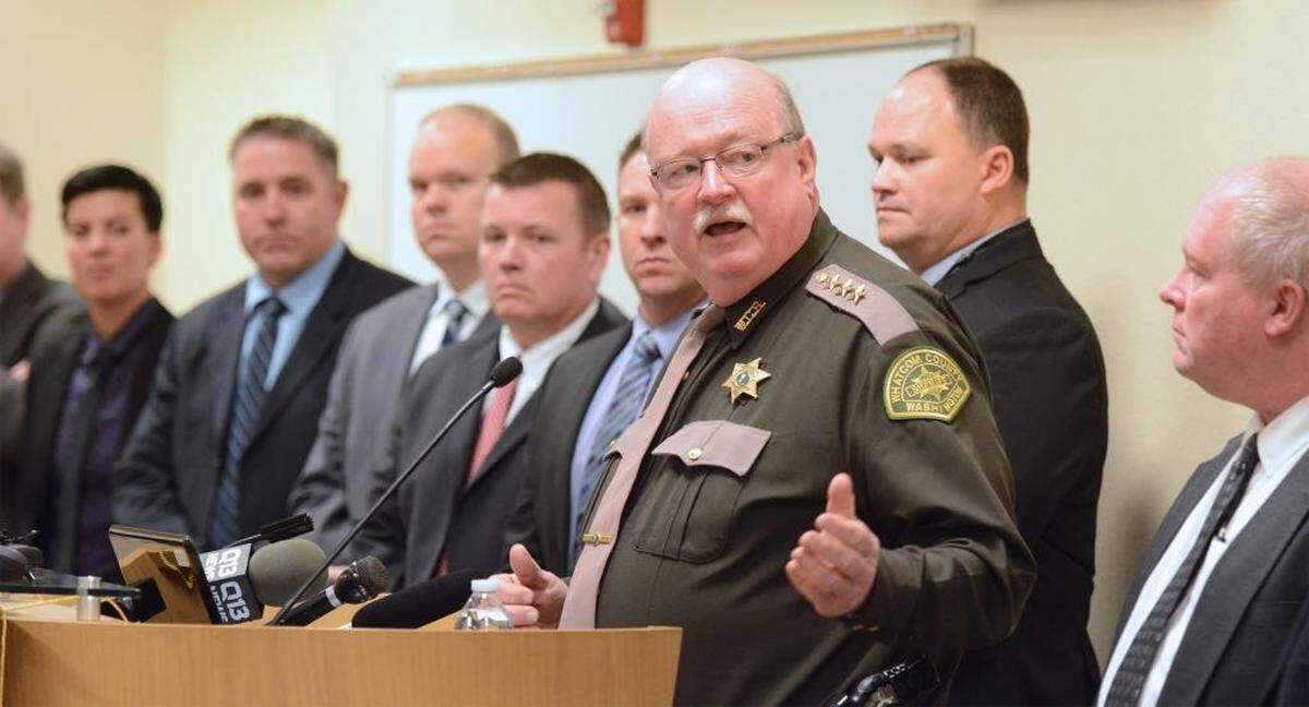 Whatcom County Sheriff Bill Elfo is seen in the file photo from 2017.