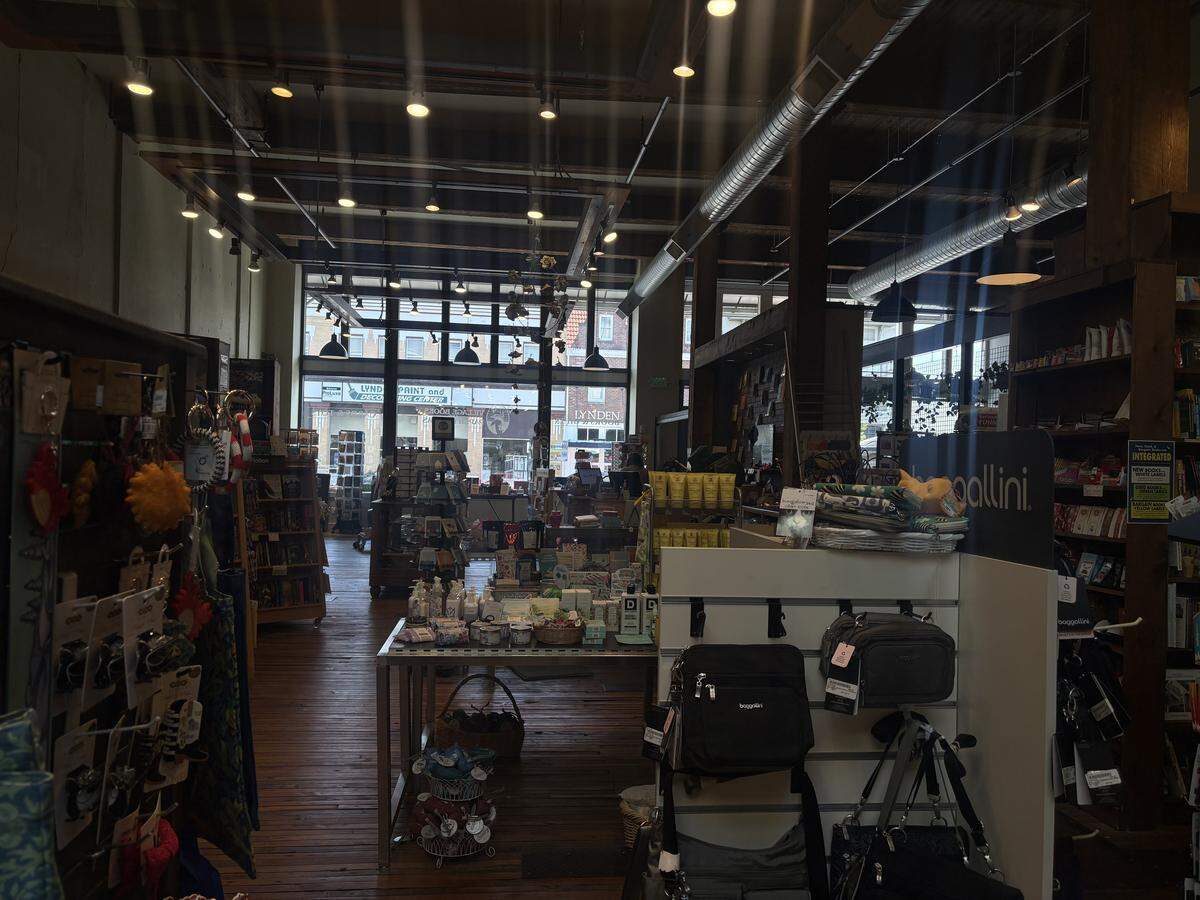 The inside of Village Books and Paper Dreams in Lynden