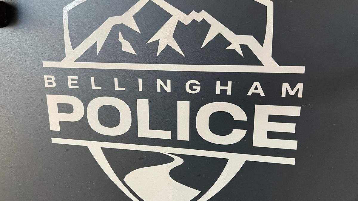 Bellingham Police Department’s new logo is shown on the side of one of the department’s armored trucks.