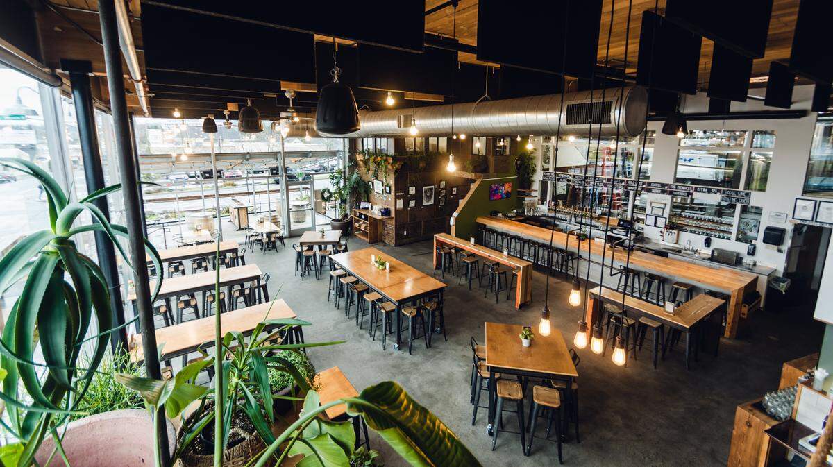 The Aslan Brewing Company brewpub at 1330 N Forest St. in Bellingham, Wash.