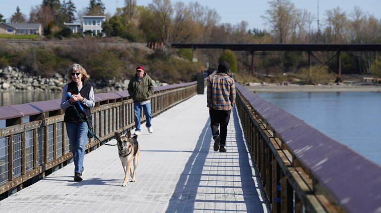 Someone damaged Bellingham’s new pier; city officials suspect fireworks
