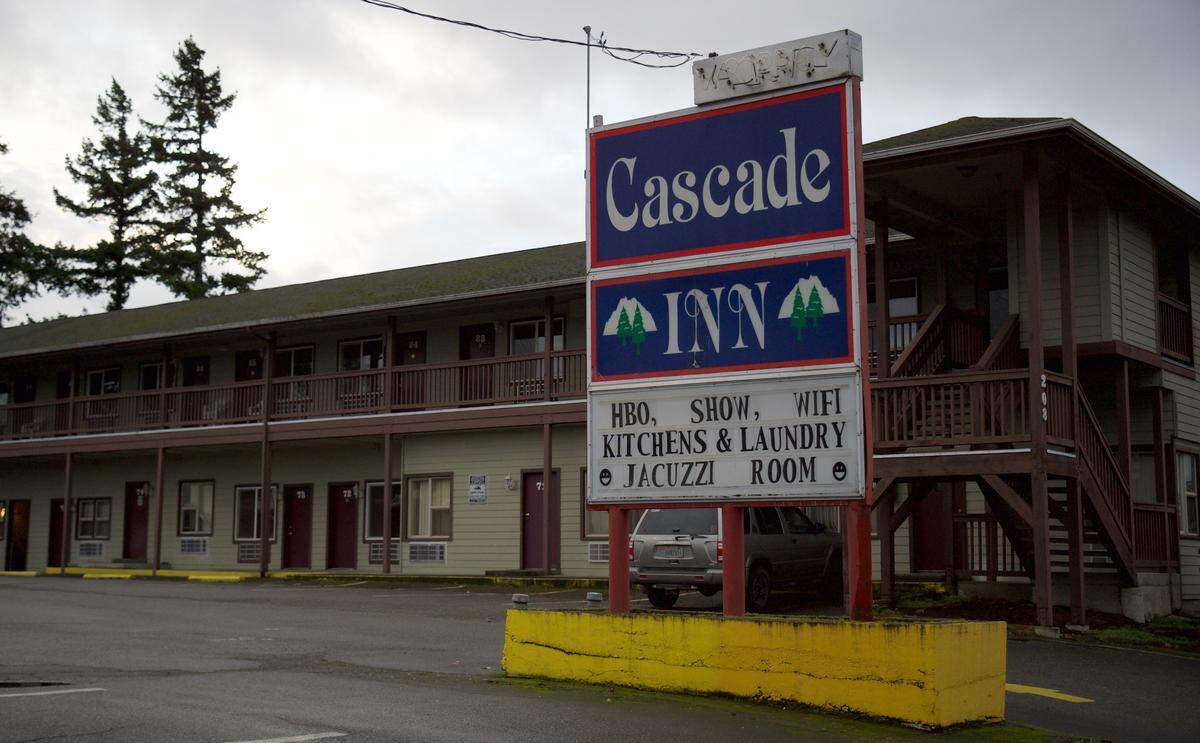 The Cascade and Villa inns at 208-212 N. Samish Way are slated for demolition in order to make way for a building that will have 196 apartment units and ground floor commercial space. The proposal was submitted to the city’s design review board on Tuesday, Jan. 21.
