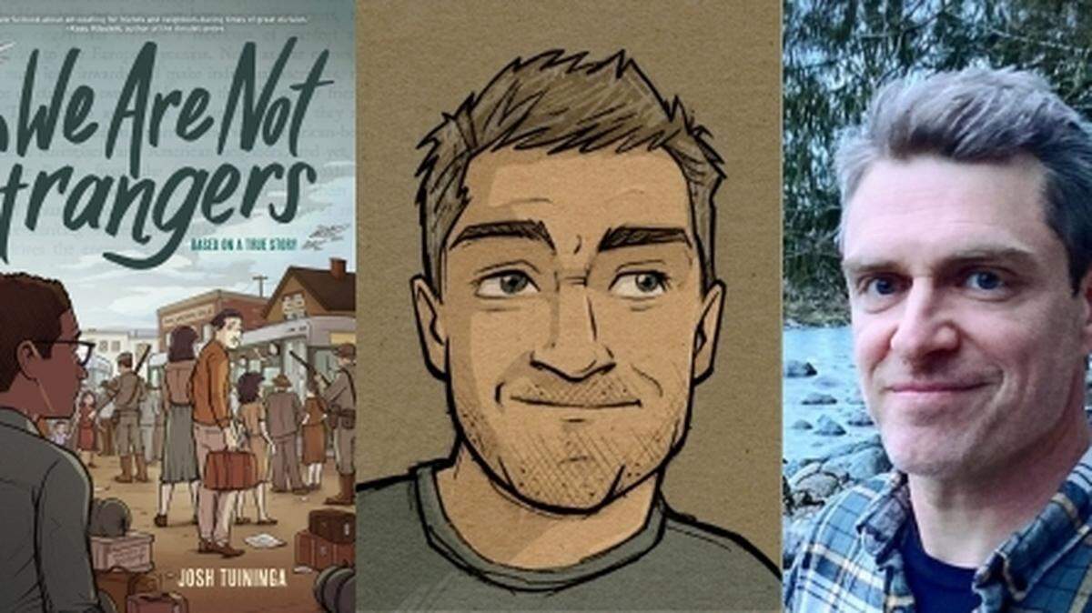 Josh Tuininga’s graphic novel, “We Are Not Strangers,” tells the story of Jewish immigrants in Seattle who helped their Japanese immigrant neighbors who were imprisoned during World War II.