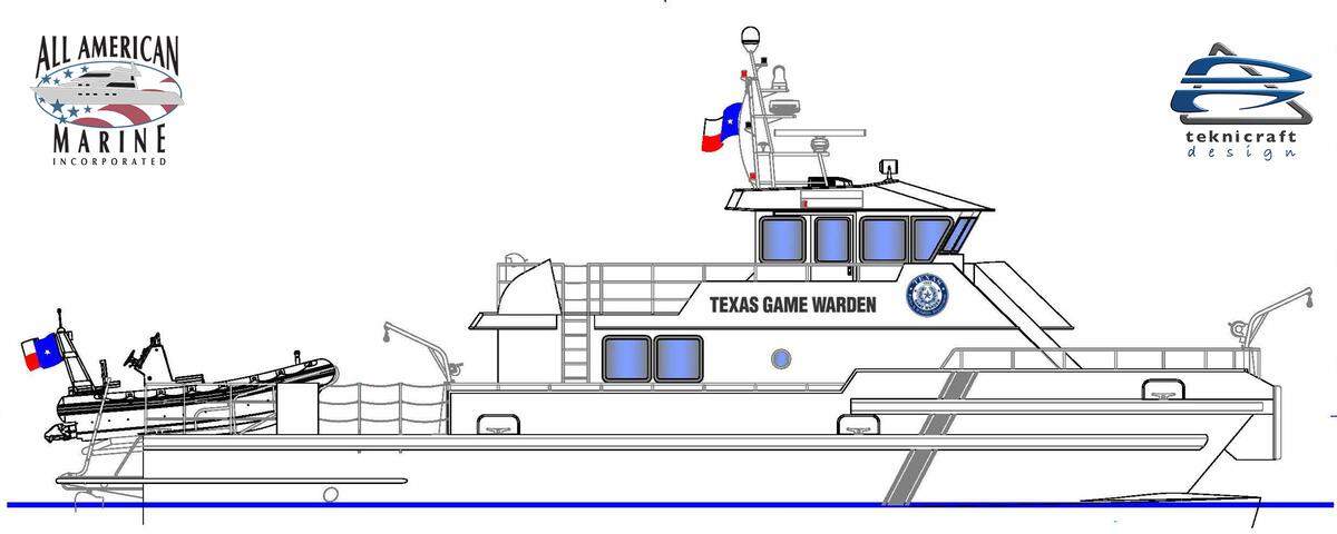 Bellingham’s All American Marine will build an 80-foot aluminum catamaran for the Texas Parks & Wildlife Department that launches rigid-hull inflatable boats.