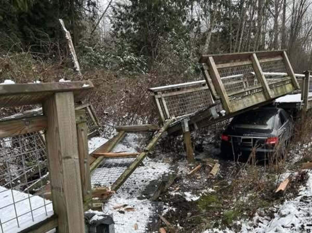 No injuries were reported in the crash, according to the Bellingham Police Department.