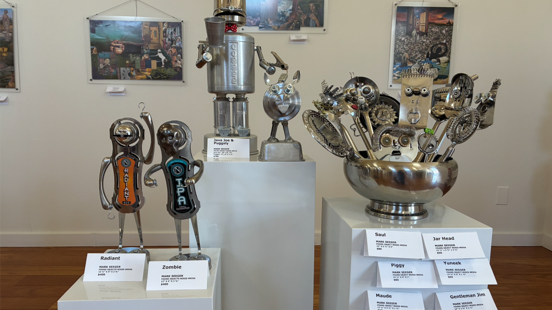 ‘I think it’ll tickle people’: Recycled art show opens at Ferndale gallery