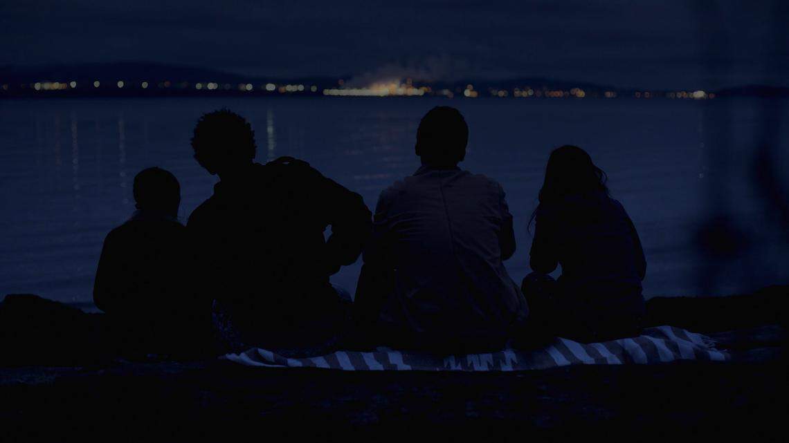 Taigé Lauren, Allen Miller III, Keenan Ward, Rheanna Atendido in “Skagit.”